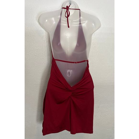 Women's Solid Color Sleeveless Fashion Romper Deep V Casual Jumpsuit Summer L - Picture 5 of 9